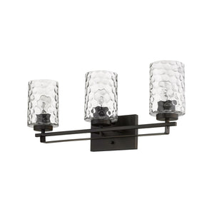 Homeroots Livvy 3-light Oil-rubbed Bronze Vanity   398663