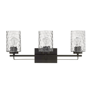Homeroots Livvy 3-light Oil-rubbed Bronze Vanity   398663