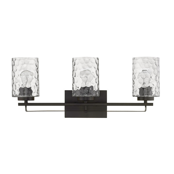 Homeroots Livvy 3-light Oil-rubbed Bronze Vanity   398663