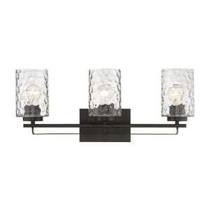 Homeroots Livvy 3-light Oil-rubbed Bronze Vanity   398663