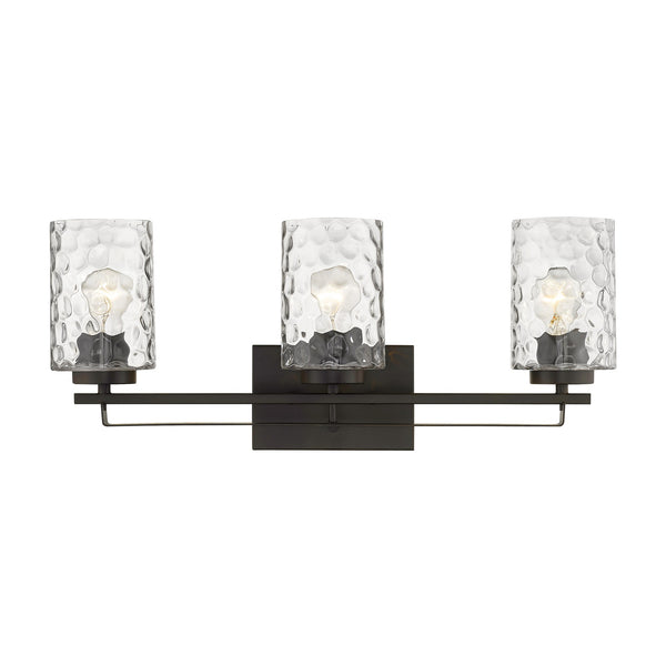 Homeroots Livvy 3-light Oil-rubbed Bronze Vanity   398663