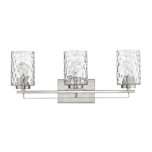 Homeroots Livvy 3-light Satin Nickel Vanity   398664