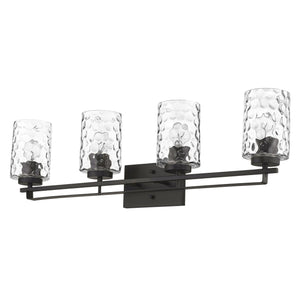 Homeroots Livvy 4-light Oil-rubbed Bronze Vanity   398666