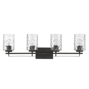 Homeroots Livvy 4-light Oil-rubbed Bronze Vanity   398666