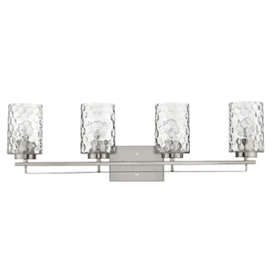Homeroots Livvy 4-light Satin Nickel Vanity   398667