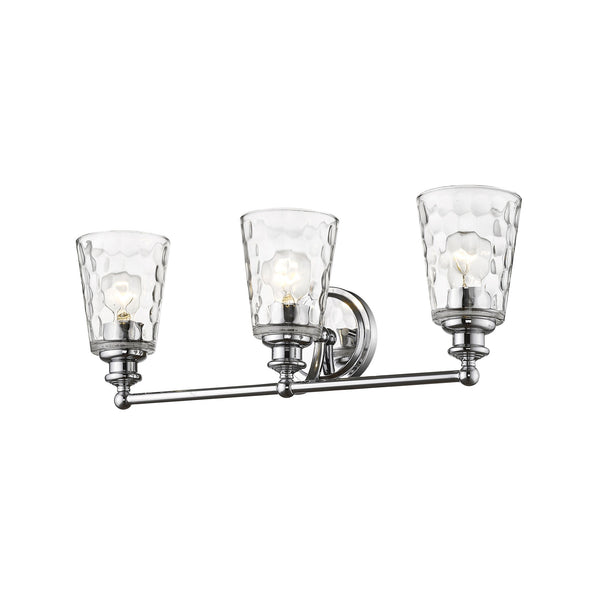 Homeroots Mae 3-light Chrome Vanity   398675