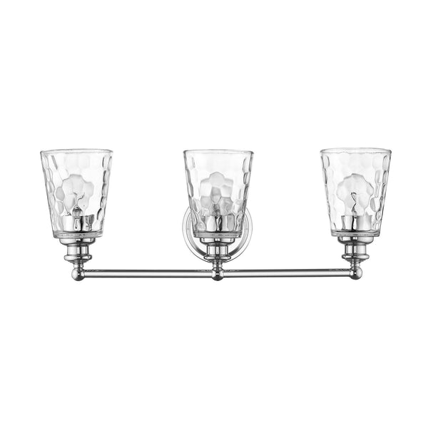 Homeroots Mae 3-light Chrome Vanity   398675