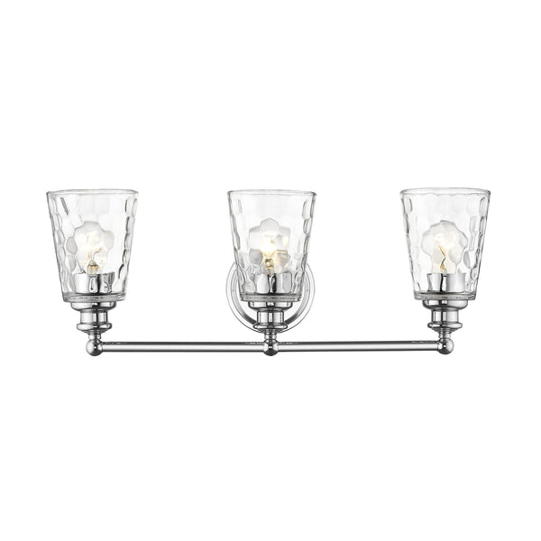Homeroots Mae 3-light Chrome Vanity   398675