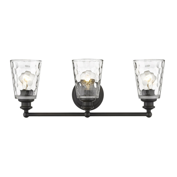Homeroots Mae 3-light Oil-rubbed Bronze Vanity   398676