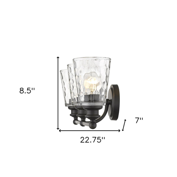 Homeroots Mae 3-light Oil-rubbed Bronze Vanity   398676