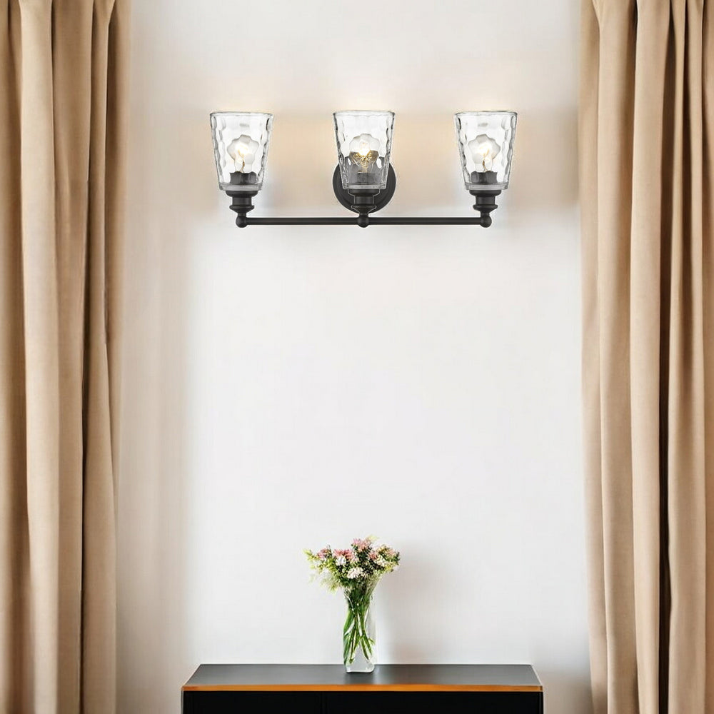 Homeroots Mae 3-light Oil-rubbed Bronze Vanity   398676