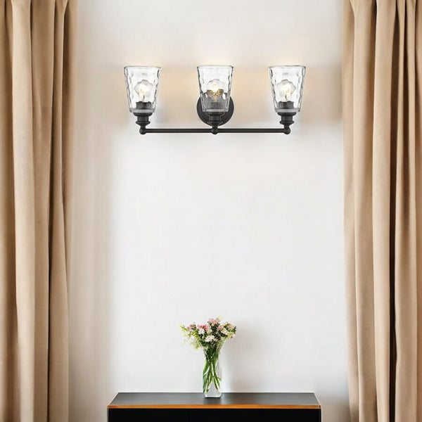 Homeroots Mae 3-light Oil-rubbed Bronze Vanity   398676