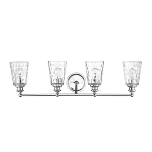 Homeroots Mae 4-light Chrome Vanity   398678