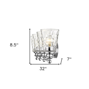 Homeroots Mae 4-light Chrome Vanity   398678