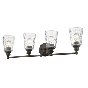 Homeroots Mae 4-light Oil-rubbed Bronze Vanity   398679