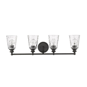 Homeroots Mae 4-light Oil-rubbed Bronze Vanity   398679