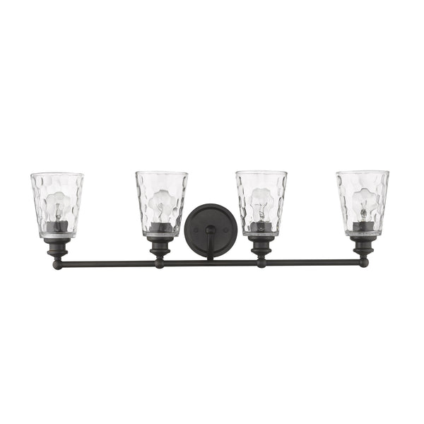 Homeroots Mae 4-light Oil-rubbed Bronze Vanity   398679