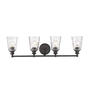 Homeroots Mae 4-light Oil-rubbed Bronze Vanity   398679