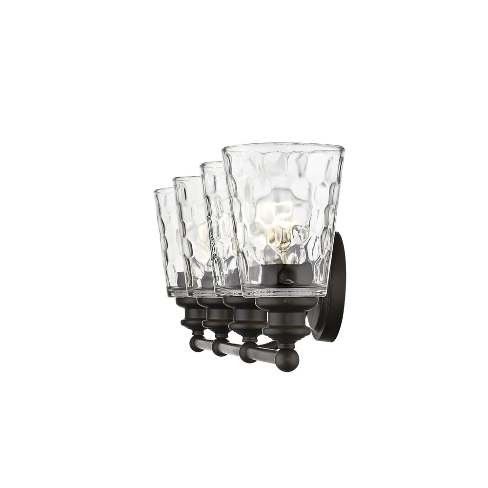 Homeroots Mae 4-light Oil-rubbed Bronze Vanity   398679