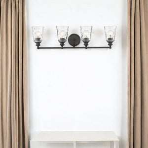 Homeroots Mae 4-light Oil-rubbed Bronze Vanity   398679