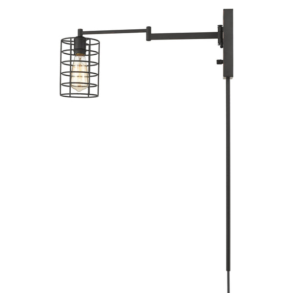 Homeroots Industrial Bronze Metal Wall Sconce   398682