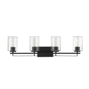 Homeroots Orella 4-light Matte Black Sconce   398694
