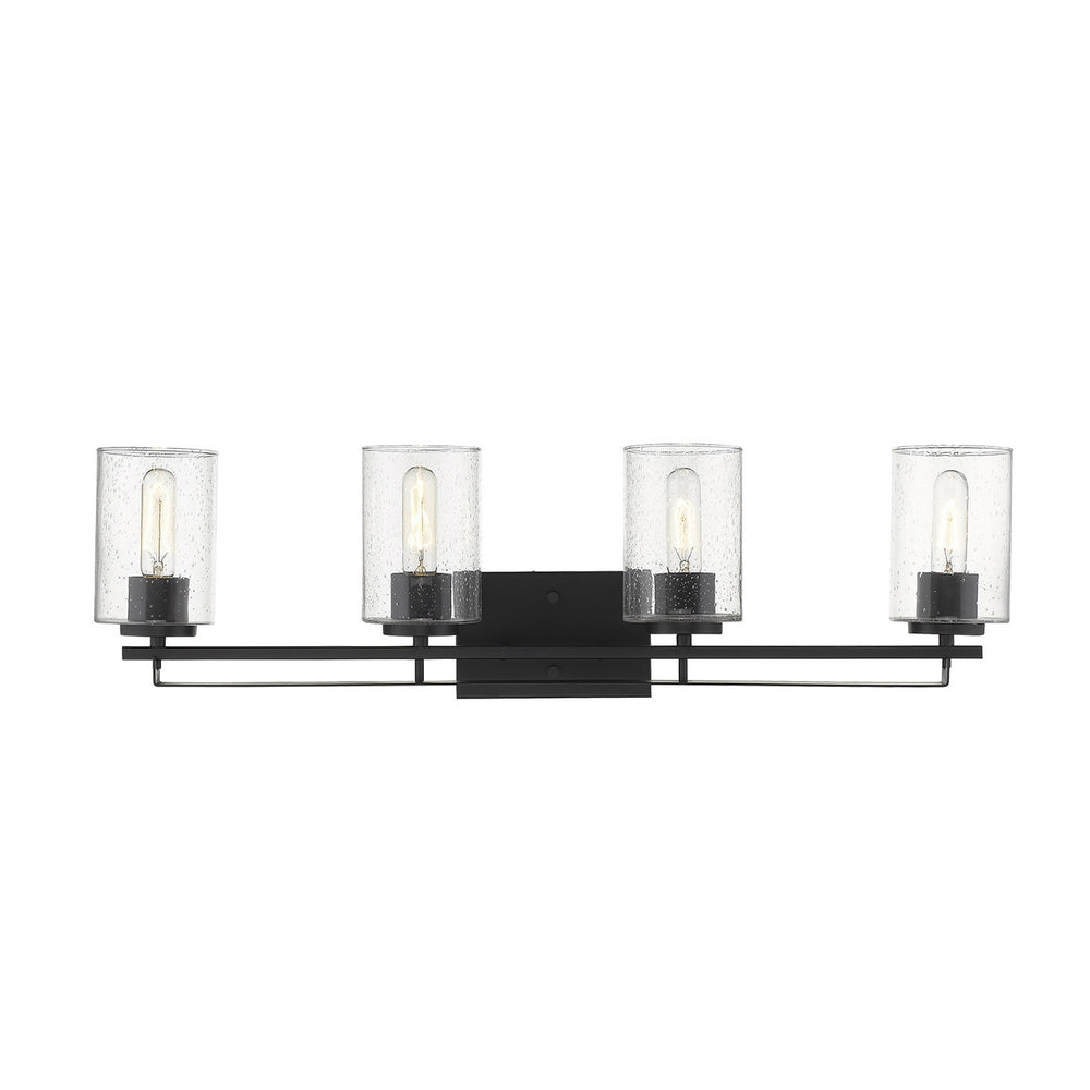 Homeroots Orella 4-light Matte Black Sconce   398694