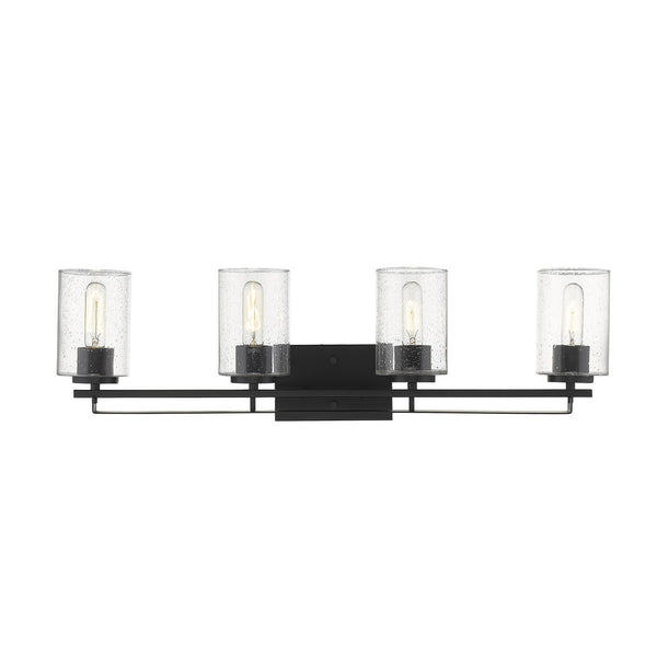 Homeroots Orella 4-light Matte Black Sconce   398694