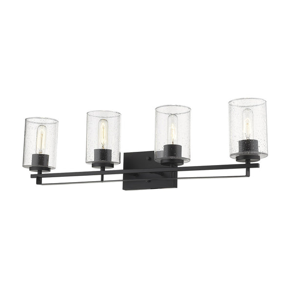 Homeroots Orella 4-light Matte Black Sconce   398694