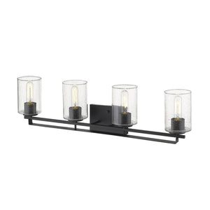 Homeroots Orella 4-light Matte Black Sconce   398694
