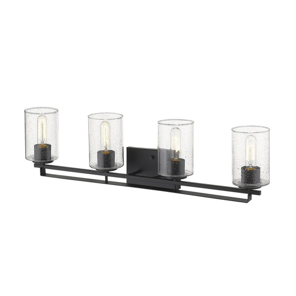 Homeroots Orella 4-light Matte Black Sconce   398694