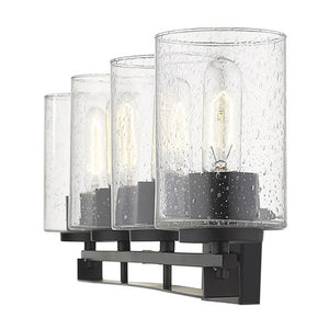 Homeroots Orella 4-light Matte Black Sconce   398694