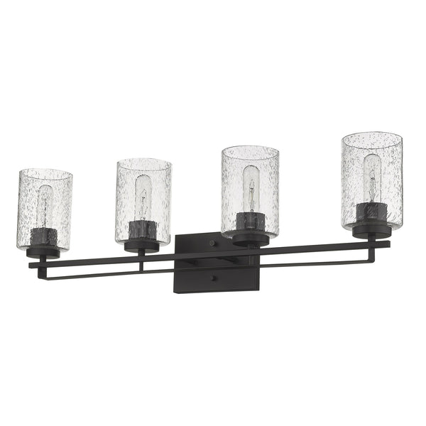 Homeroots Orella 4-light Oil-rubbed Bronze Vanity   398695