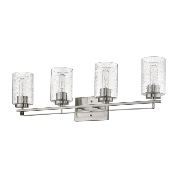 Homeroots Orella 4-light Satin Nickel Vanity   398696