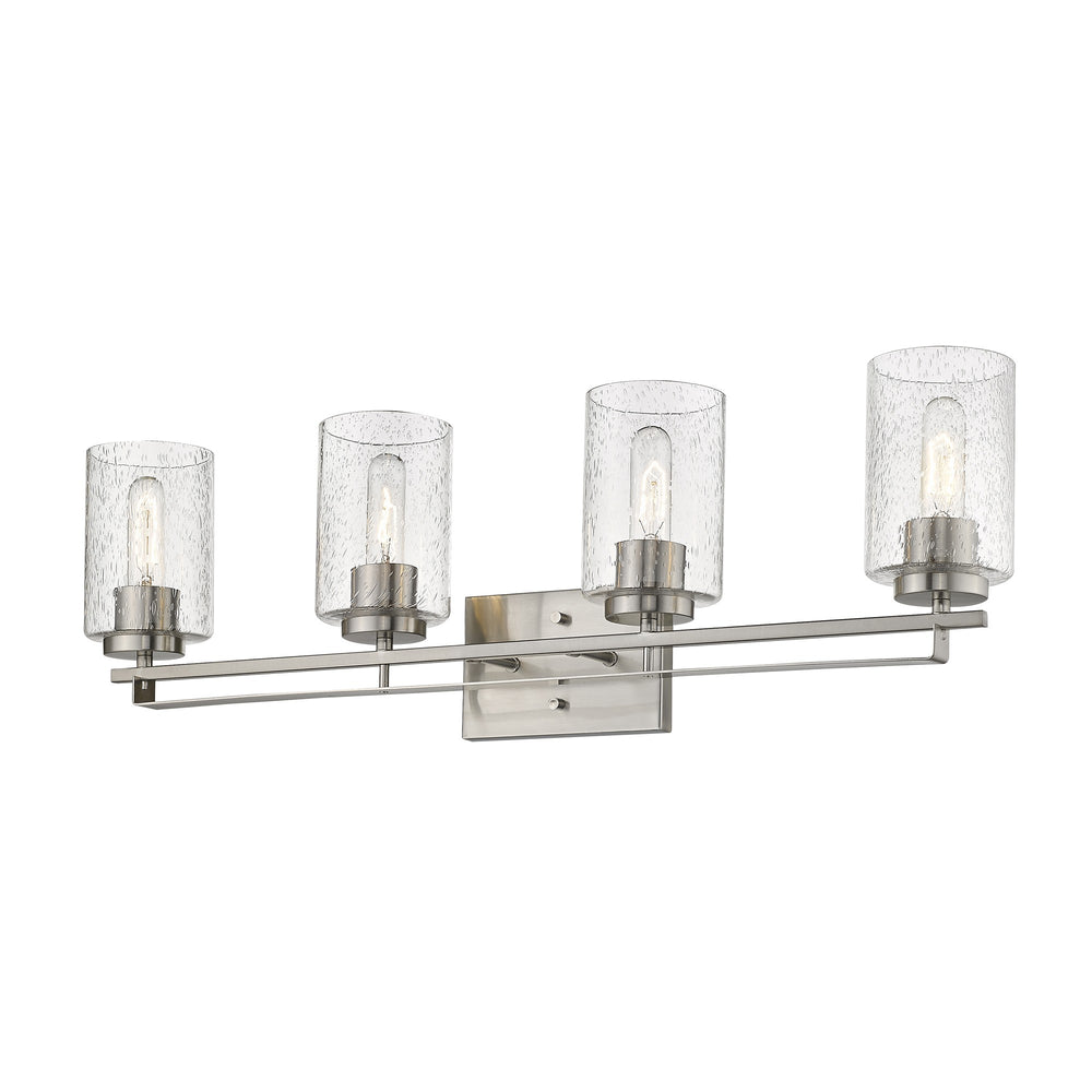 Homeroots Orella 4-light Satin Nickel Vanity   398696