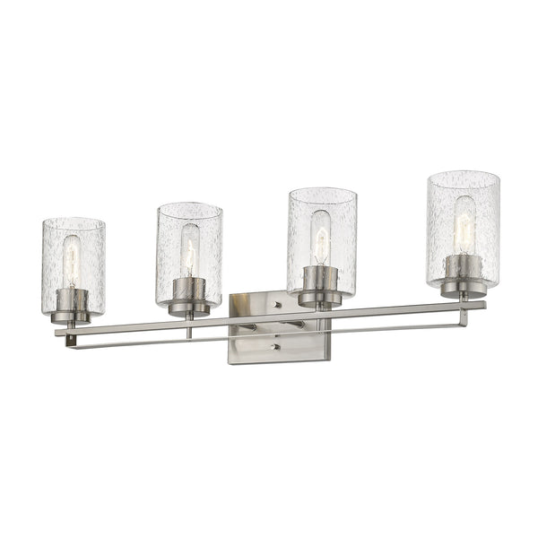 Homeroots Orella 4-light Satin Nickel Vanity   398696
