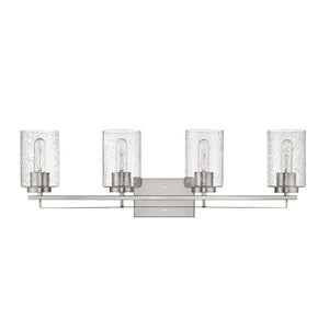 Homeroots Orella 4-light Satin Nickel Vanity   398696