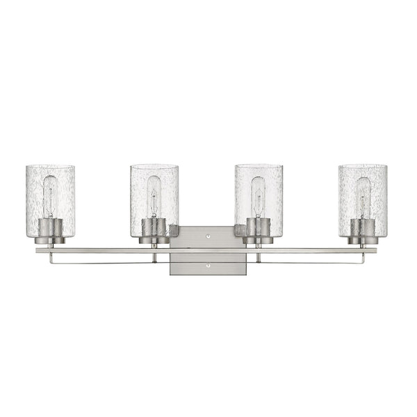 Homeroots Orella 4-light Satin Nickel Vanity   398696
