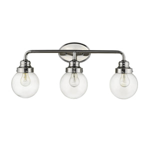 Homeroots Portsmith 3-light Polished Nickel Vanity   398703