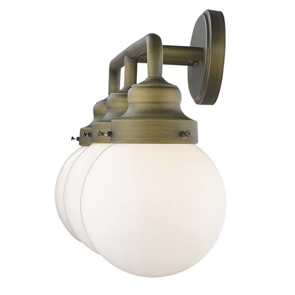 Homeroots Portsmith 3-light Raw Brass Vanity   398704