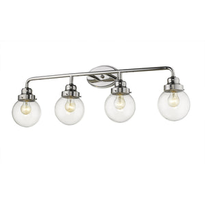 Homeroots Portsmith 4-light Polished Nickel Vanity   398705