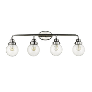 Homeroots Portsmith 4-light Polished Nickel Vanity   398705