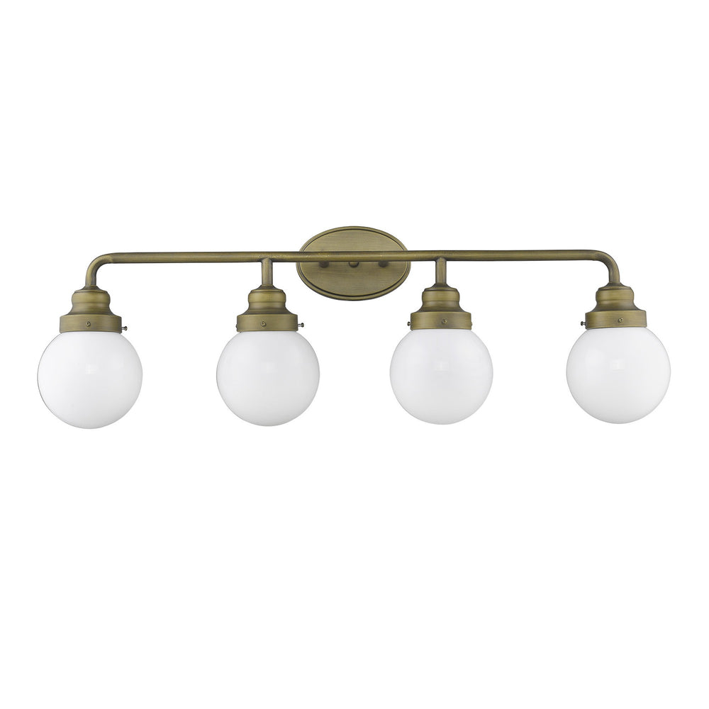 Homeroots Portsmith 4-light Raw Brass Vanity   398706
