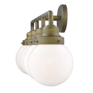 Homeroots Portsmith 4-light Raw Brass Vanity   398706