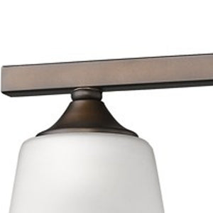 Homeroots Three Light Bronze Metal Vanity Wall Light   398710