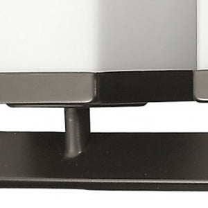 Homeroots Burgundy 5-light Oil-rubbed Bronze Vanity Light With Etched Glass Shades   398728