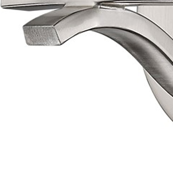 Homeroots One Light Silver And Glass Wall Sconce   398734