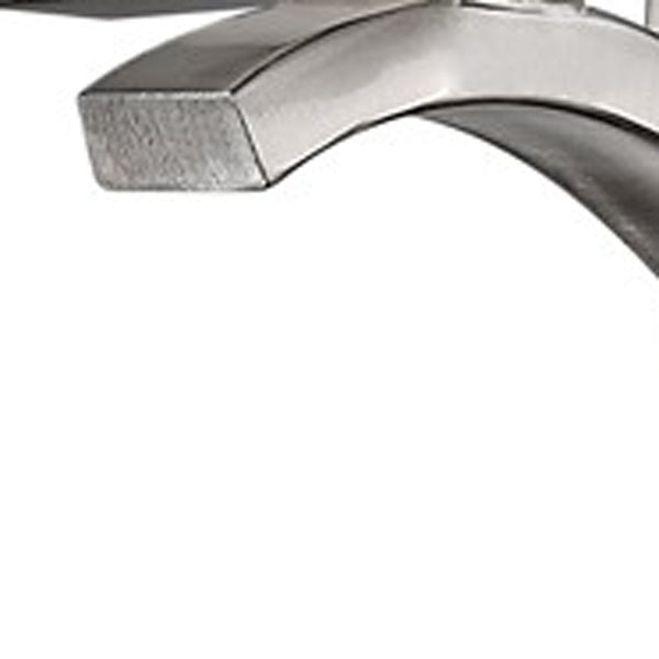 Homeroots One Light Silver And Glass Wall Sconce   398734