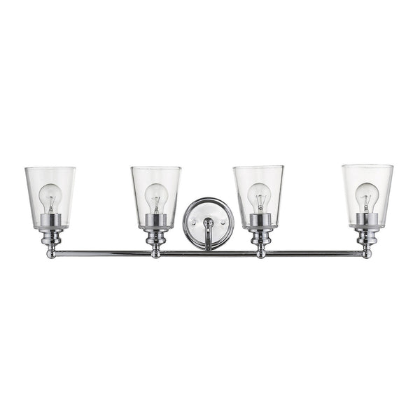 Homeroots Ceil 4-light Chrome Vanity   398767