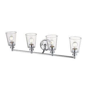 Homeroots Ceil 4-light Chrome Vanity   398767